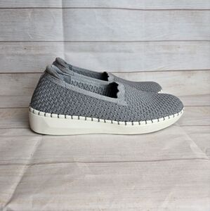 Sketchers Grey Aircooled Foam Slip-on Women Shoes